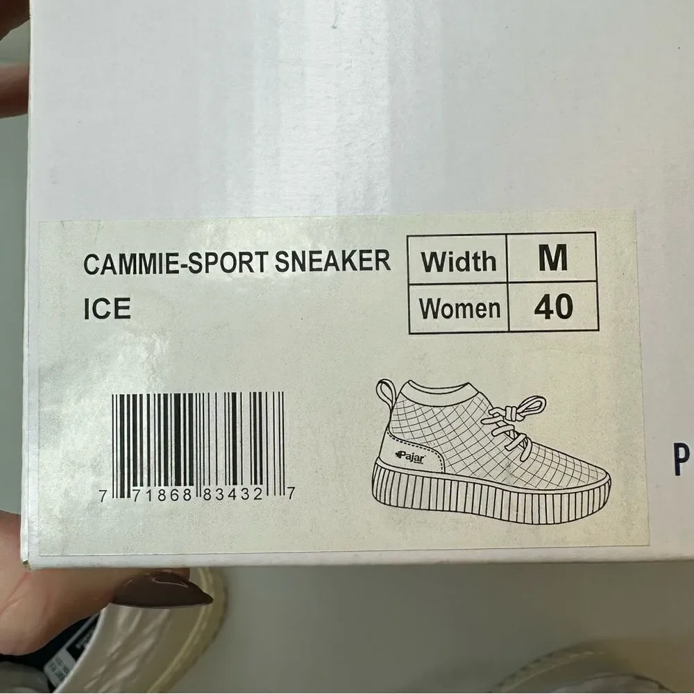 Pajar Cammie White High Top Sport Sneakers Size US 9 9.5 EU 40